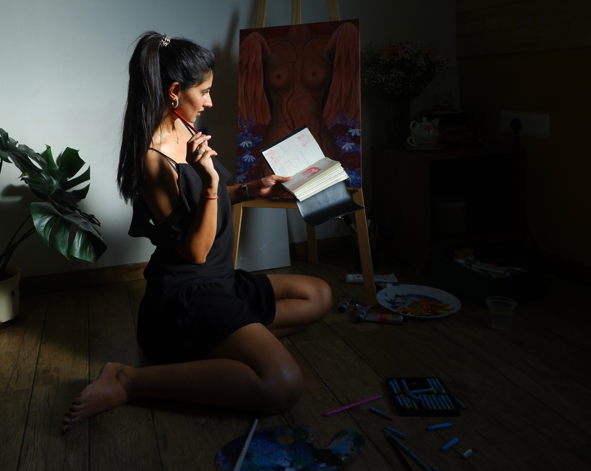 Kirti Malik in her Bengaluru studio